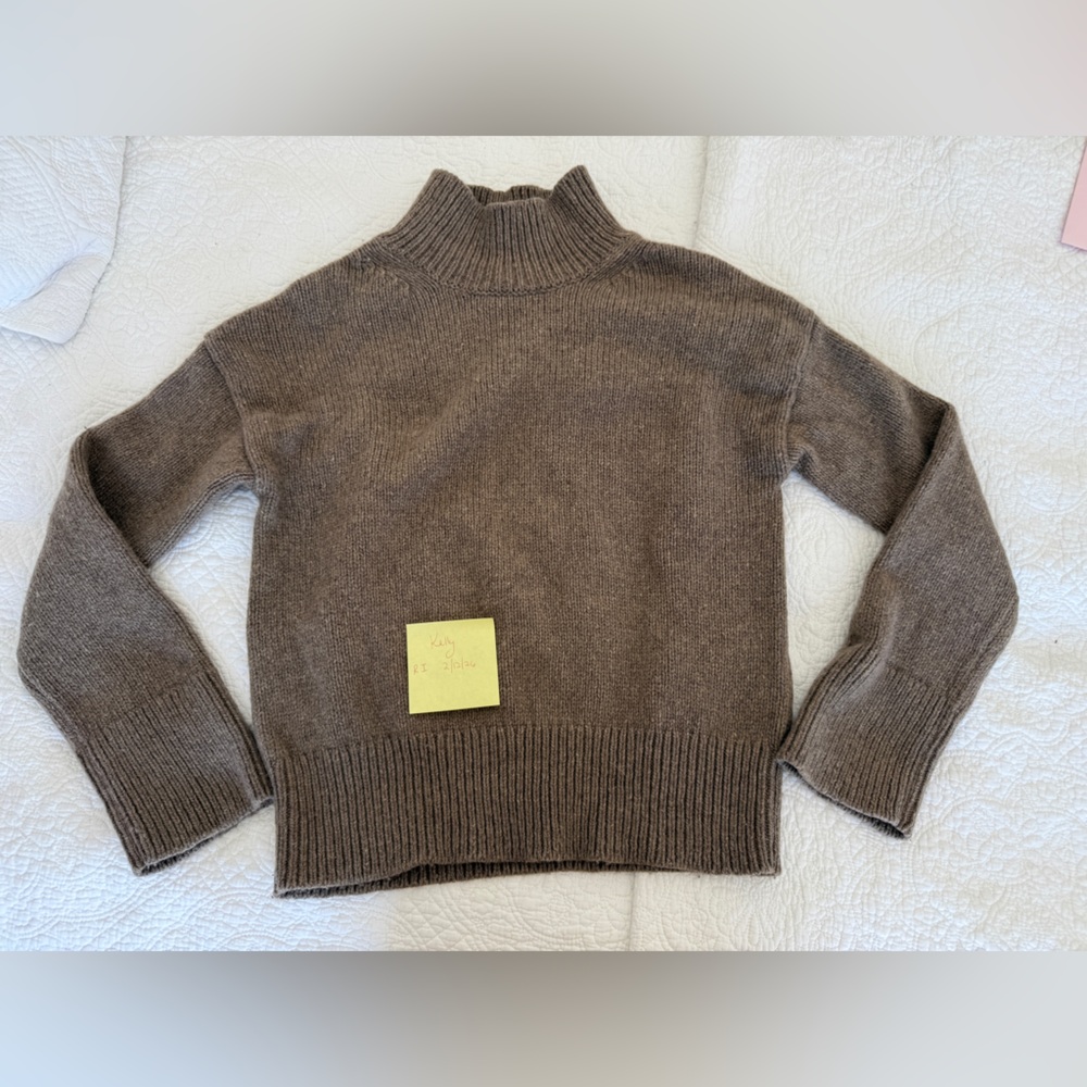 Alex Mill Betty turtleneck sweater lambswool women's size small